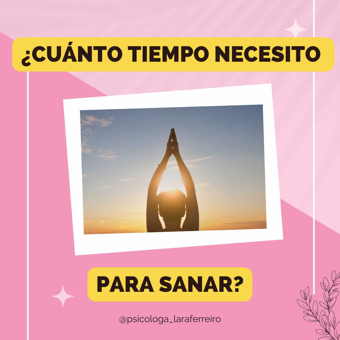 ¿CUÁNTO TIEMPO NECESITO PARA SANAR?